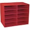 Pacon Classroom Keepers 10-Shelf Organizer, Red, 17H x 21W x 12.88D P001314 - alternate 2